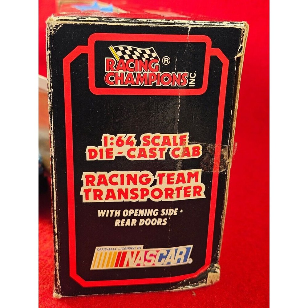 DAVE MARCIS NASCAR TRANSPORTER BUNDLE w/MATCHING STOCKCAR & PLAYER CARD-NIB(H51) - Picture 4 of 5